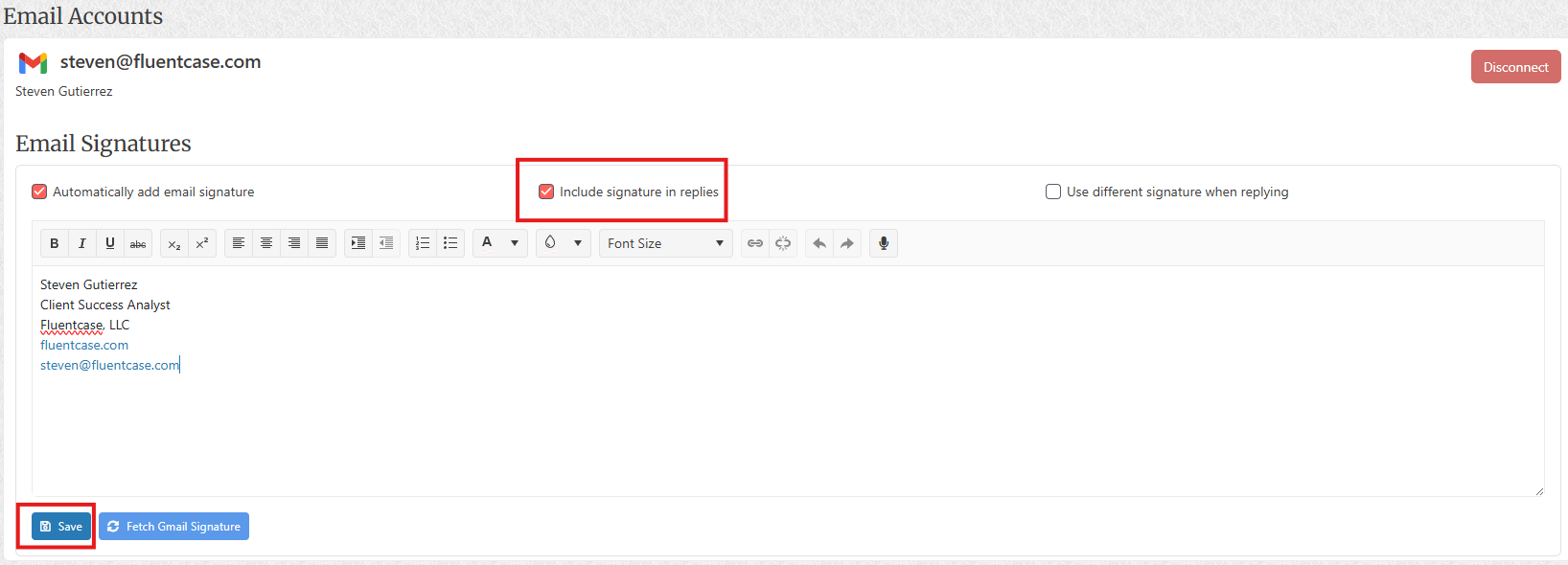 Email Signatures
